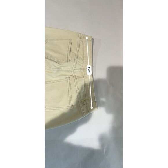 The Rock N Rev Wide Leg Jeans in Cream - Picture 4 of 6